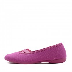 Ecological cotton ballerina with crossed elastic